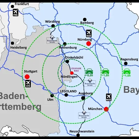 Stadtmauer - Grosszuegige Luxurioese An Der Stadtmauer - Ideal Fuer Familien * Nördlingen