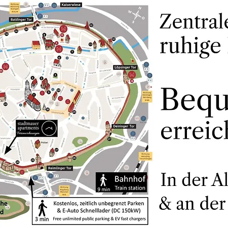 Lägenhet Stadtmauer - Grosszuegige Luxurioese An Der Stadtmauer - Ideal Fuer Familien *